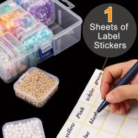 Juego De Cajas De Almacenamiento Para Uñas Y Joyería Con Diamantes Pintura DIY Accesorios De Manualidades De Rhinestone Plástico Botella De Semillas - details 2