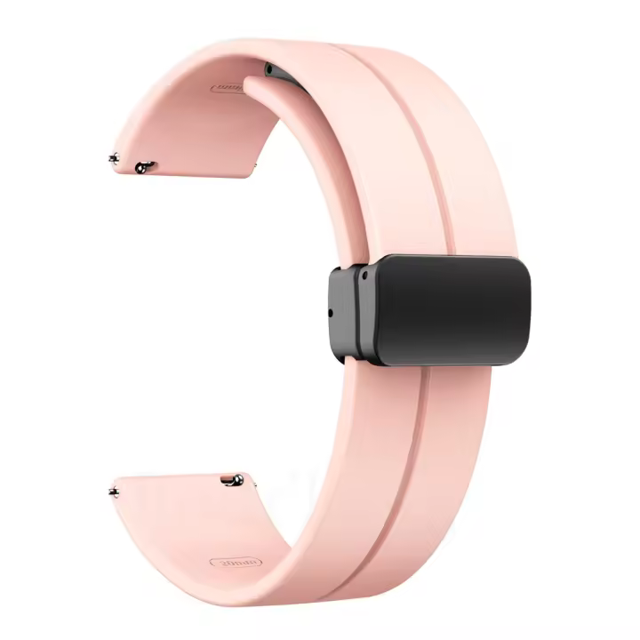 Correa De Silicona Magnética 22mm Para OnePlus Watch 2 OPPO Watch X 4 pro Realme Watch 3 S pro Pulsera Compatible Con Varias Marcas De Reloj Inteligente - 1