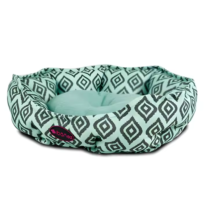 Cama para Perros y Gatos Azul Ibañez | Diseño Elegante y Lavable - 1