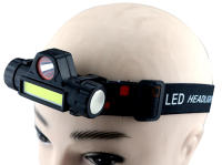 Linterna Frontal Q5+COB Con Batería 18650 Integrada Potente Para Camping Y Pesca Luz LED COB Iluminación Stepless Dimming Impermeable - details 9
