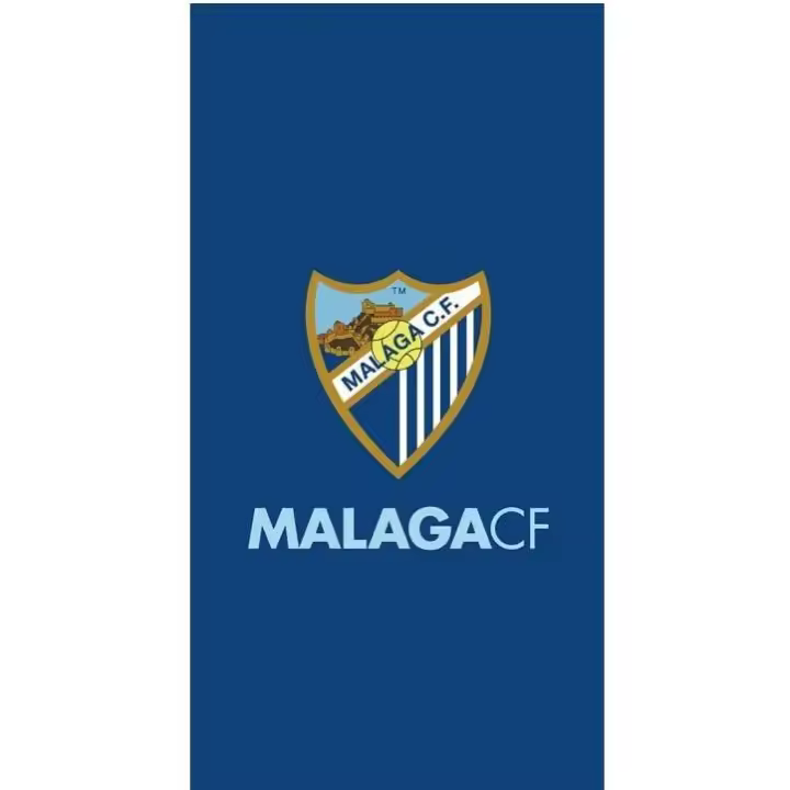 Toalla de Playa Málaga CF, 90 x 170 cm, 100% Algodón - 1