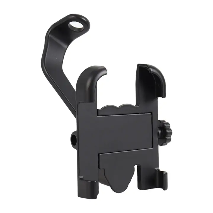 Soporte De Teléfono Móvil Para Motocicleta Y Bicicleta Montura Para Manillar De Moto Con Espejo Retrovisor Compatible Con GPS - 1