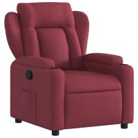 vidaXL Sillón reclinable de tela Gris claro, Gris oscuro, Negro Sillon Dormitorio Sillon Comodos Silla Relax Sillón Sofá - details 4