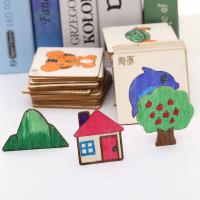 Juguetes Montessori Para Niños Plantillas De Dibujo DIY Con Madera Educativo Regalo Navideño Para Aprendizaje Infantil - details 5