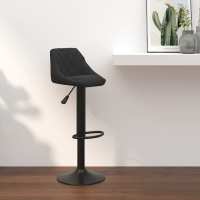 vidaXL Taburete de cocina de terciopelo en color Gris claro/Gris oscuro/Negro y más | cómodas modernas ergonómicas para comedor cocina salón hogar - details 2