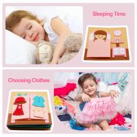 Libro Ocupado Para Niños Montessori Juguete De Juego Imaginativo Educativo Temprano Con Habilidades De Vida Y Cognición Para Niños De 3-6 Años - details 10