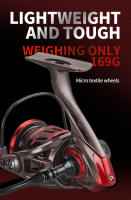 DEUKIO Carrete De Pesca Spinning Resistente Al Agua Nueva Innovación 4+1BB 4.5KG Potencia Máxima De Arrastre 5.2:1 Para Pesca En Río Lago Y Mar - details 0