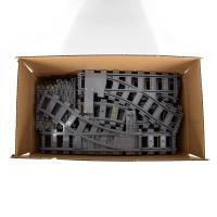 Bloques De Construcción MOC Creativo Para Niños Riel De Cruzación Y Curva De Vías De Tren Juguetes DIY De Bloques Pequeños Compatible Con Lego - details 7