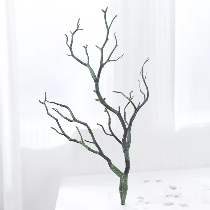 1pc Ramas De Árbol Muerto Simulación Grande Rattan Artificial Decoración De Boda Y Hogar Vínculo Espiral Suave Plástico Origen China - 1