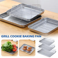 Placa De Hornear De Acero Inoxidable 430 Con Relleno De Alambre Para Pastel BBQ Placa De Cocina Asador Herramientas De Grilled - details 0