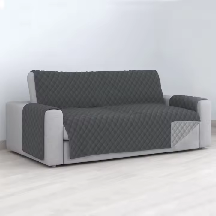 YUNIK HOME- Funda de Sofá Reversible, Cubre Sofá, Protector para Sofás Acolchado, Funda con Reposabrazos . Variedad de Medidas y Colores - 1