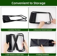 Silla Plegable Camping, Taburete Plegable con Bolsa, Taburete Plegable Portátil, Silla Plegable Ligera, Mini Silla de Camping con Bolsa de Transporte para Pesca Senderismo Acampada Picnic Viaje - details 1