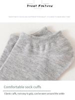 10 Pares De Calcetines Cortos Para Mujer En Color Sólido Transpirables De Malla Para Verano Deporte Calcetines De Barco Casual - details 3