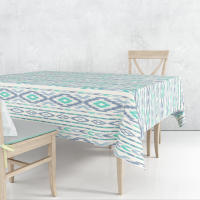 Lafabricadelastelas-Mantel  lenguas mallorquinas de loneta de algodón estampado. Mallorca, Menorca, Islas Baleares. lavable, decoración hogar cocina, salón, comedor - details 0