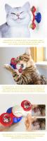 Juguete Interactivo Para Gatos Multifuncional Molino De Viento Juguete De Rota Para Gatos Juguetes De Limpieza Para Gatos - details 3