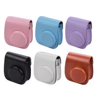 Bolsa De Hombro Para Cámara Fujifilm Instax Mini 11 9 8 Cubierta De Cuero PU Suave Con Correa Ajustable Resistente Al Agua Y Arrugas - details 0