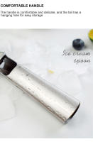 Cuchara De Hielo De Acero Inoxidable Para Helado Y Frutas Hueso De Sandía No Pegajoso Hacer Bolas De Hielo Máquina De Hielo De Hockey En Bicicleta Cuchara De Helado - details 11