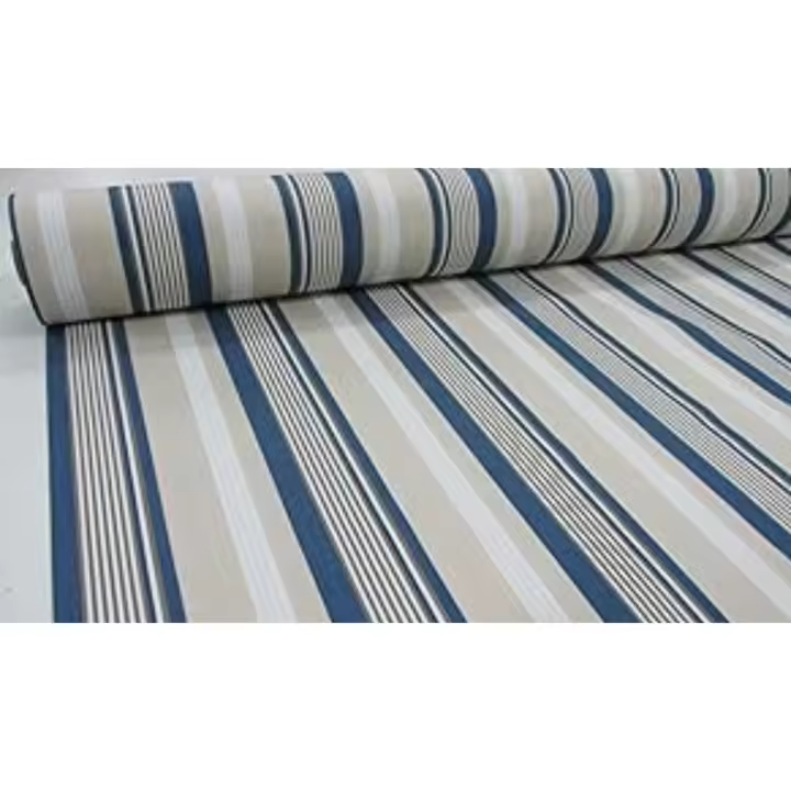 Toldo-Tela Acrílica por Metros  - Lona acrílica - Tela toldo - Protección Rayos UV -Raya Vaquera, 320cm Ancho-GADETEX - 1
