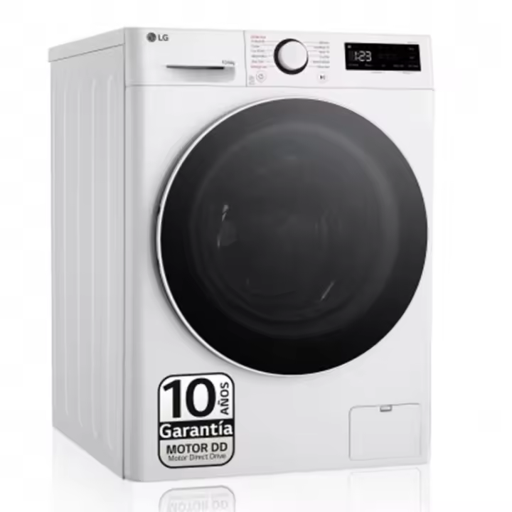 Lavasecadora LG F4DR6010A0W Blanco 10/6Kg Vapor - 1