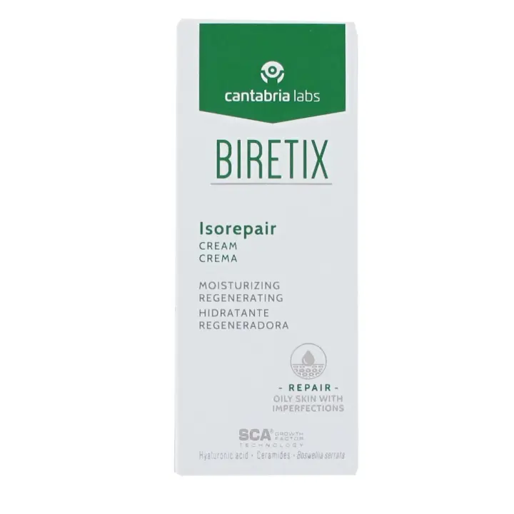 Cantabria Labs Biretix Isorepair  crema hidratante regeneradora 50ml - 1