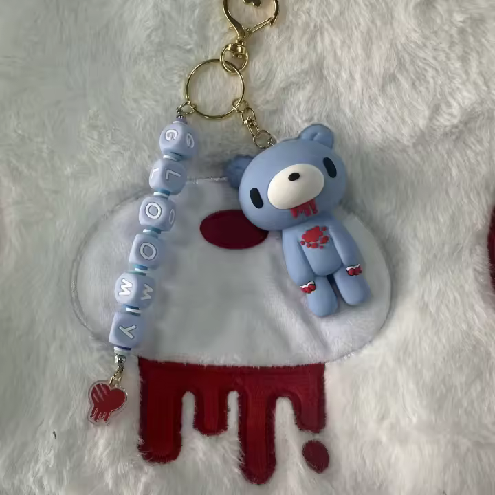 Llavero De Muñeco Triste Personalizado En PVC Colgante Para Billetera Decoración Kawaii Juguete Para Niños Regalos - 1