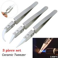 Tijeras De Soldadura Electrónica De Cerámica 3 Pcs Con Punta Recta Y Antiestática Resistente Al Ácido Precisión En Chorro De Cerámica - details 0