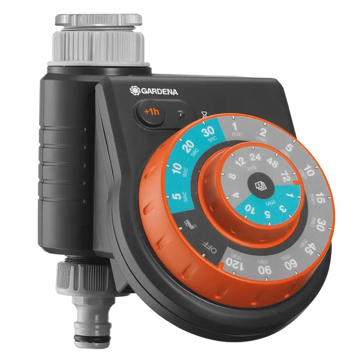 Gardena Programador de Riego Easyplus Automático y Resistente - 60 Combinaciones de Duración - 1