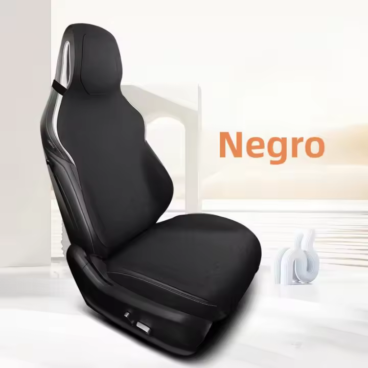 Fur Flip Car Seat Cover No Slip Breathable One-Piece Four Seasons Universal Cushion General Motors Leather Fiber Filling - 1