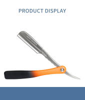 Afeitadora De Cuchilla Recta Para Hombres Happy Barber De Aleación De Zinc Herramientas De Corte De Pelo Personalizadas Con Logo De Marca - details 7
