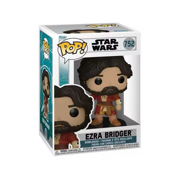 Funko Pop Star Wars Ahsoka Figura Ezra Bridger con Cabeza Oscilante - 1