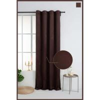 Cortinas de satén resistentes a las arrugas para decoración de fiesta, cortina tercio pelo con diseño ornamental de tipo abanico 150X260 cm poliéster.Color sólido para el hogar, sala de estar y dormitori - details 1