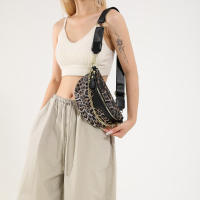 Bolsa De Cintura Para Mujer Con Estampado De Leopardo Bolso De Pecho De Moda Bolsa Cruzada De Hombro Sencilla Bolsa De Teléfono Para Dama - details 5