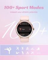 Reloj inteligente para mujer, compatible con teléfonos Android e iOS, con función de responder y hacer llamadas, monitor de actividad física, monitor de ritmo cardíaco y sueño, 100 actividades deportivas, resistente al agua IP68. - details 1