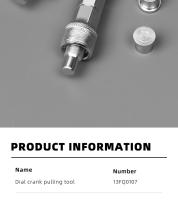 Herramienta De Extracción De Engranajes De Bicicleta MTB Mountain Bike Crank Arm Remover Road Cycling Crankset Repair Tools De Alta Resistencia - details 1