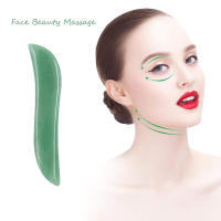 1pc Herramienta De Masaje Gua Sha De Jade Natural En S Forma Tablero De Raspadura Para Relajación Corporal Completa Alivio Del Dolor Anti Envejecimiento Para El Rostro - details 1