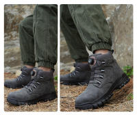 Botas De Seguridad Impermeables Para Hombre Indestructibles Con Punta De Acero Antideslizantes Antipinchazos Para Motociclistas Biker Botas Para Hombre - details 24