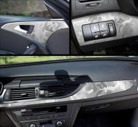 Pegatina De Vinilo Para Coche 50cm X 300cm Glossy Negro Plateado Rojo Cambio De Color Impermeable Auto Adhesiva Accesorios Para Coche - details 10