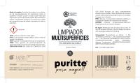 Friegasuelos / Fregasuelos Natural PH Neutro Puritte - Limpieza Brillante y Frescura Cotton (1 Litro) - details 2