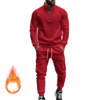 Conjunto Deportivo Casual Para Hombres Verano Otoño Invierno Con Cierre De Cremallera Y Veludo Tejido De Poliéster Talla S a XXXL - details 70