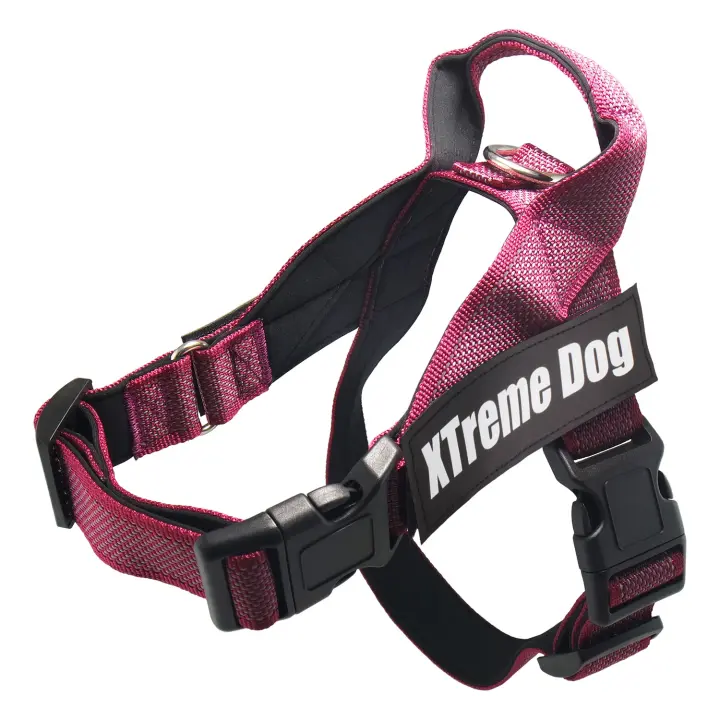 Arquivet Arnés Xtreme Classic Dog Rosa para Perros Medianos o Grandes - Talla L/63-81cm - Cómodo y Resistente - 1