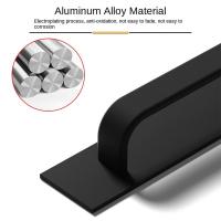 Manija De Puerta Sin Perforar De Aluminio Para Armario De Cocina Adhesiva Para Inodoro Y Ventanas Sliding Knobs Accesorios De Muebles Hardware - details 4