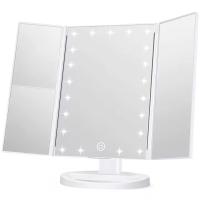 Espejo de Maquillaje LED Tríptico Wdruz With Rising Blanco - details 0