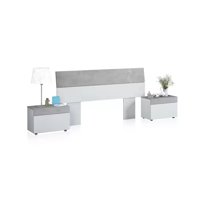 Duehome -Cabecero con mesitas Tekkan - 1