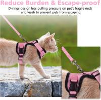 Correa De Tracción Para Gatos Transpirable Con Ajuste Y Antideslizante Chaleco Estilo Cuerda Adelantable Ultrafino Para Verano - details 6