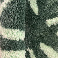 Alfombra Tufted De Hoja De Clove Verde 100% Acrílico Alfombrilla Antideslizante Absorbente Para Puerta Alfombra Geométrica Para Sala De Estar Area - details 2