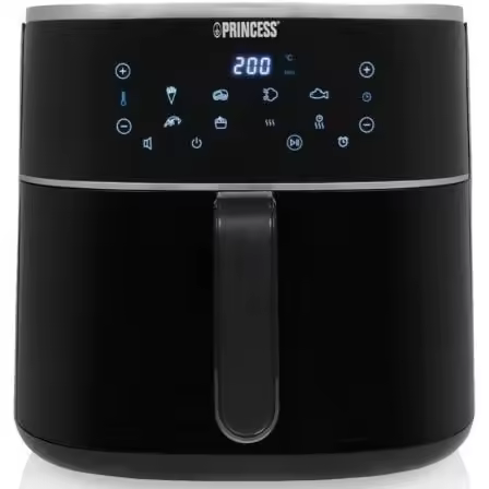 Freidora por Aire / Sin Aceite Princess Digital Aerofryer 182254/ 1800W/ Capacidad 8L - 1