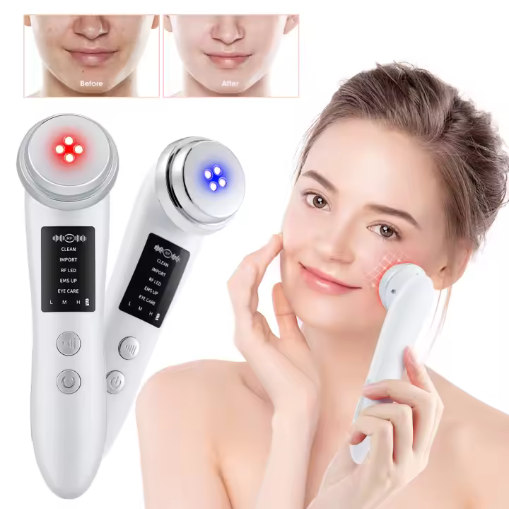 Tienda BIT Masaje Facial EMS 5 Modos Terapia De Luz LED Vibración Sónica - 1