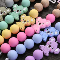 Portador De Chupete De Silicona Para Bebé Con Cadena De Dientes De Animales De Peluche Soporte Para Chupete Y Mordedor De Madera Para Niños Mayores De 4 Meses - details 0