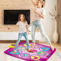 Alfombrilla de Baile Electrónica con Luces LED Ajustable Volumen Incorporado Música 5 Modos de Juego para Regalos de Navidad y Cumpleaños para Niñas Juguetes Interés: Música - details 8