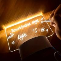 Tablero De Mensajes LED Con Luz Nocturna Pequeña Borra Repetidamente Escritura Para Sala De Estar Oficina Mesahabiente. - details 1